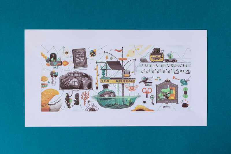 Bacuri na parede - poça